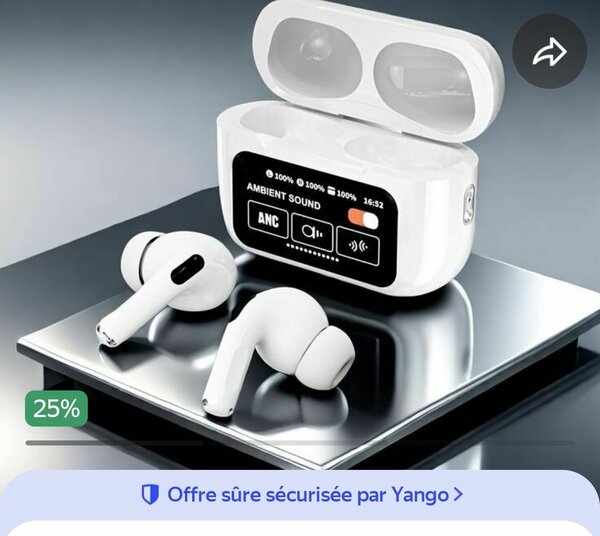 Écouteurs Sans Fil ANC