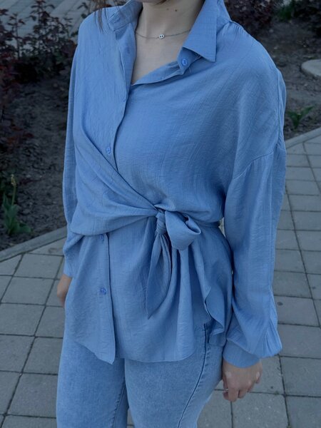 Рубашка с поясом