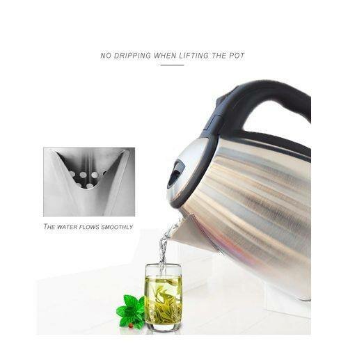 bouilloire électrique, 2L acier inoxydable bouilloire électr