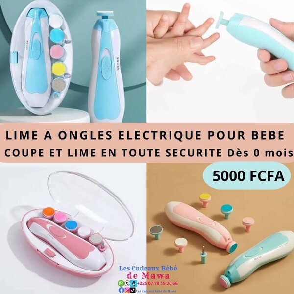 Lime à ongles électrique bébé sécurisée
