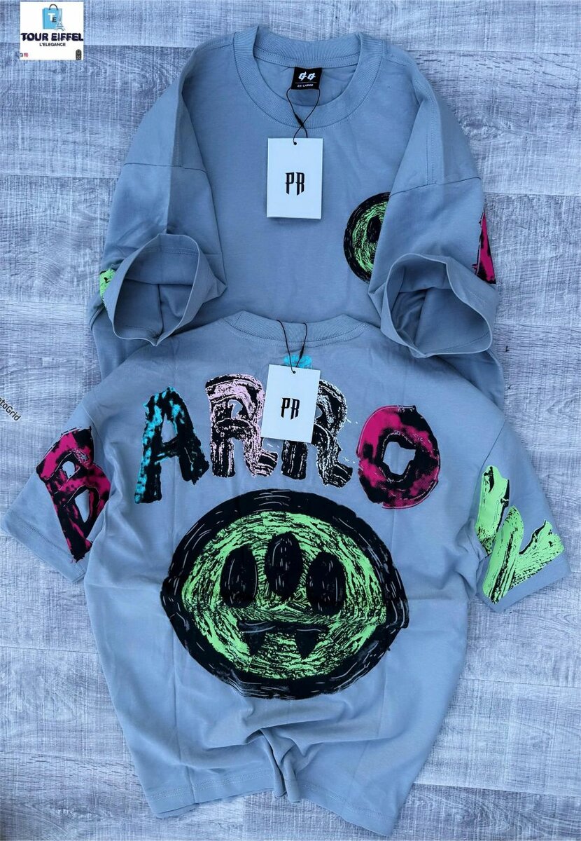 T-shirt coloré avec logo imprimé