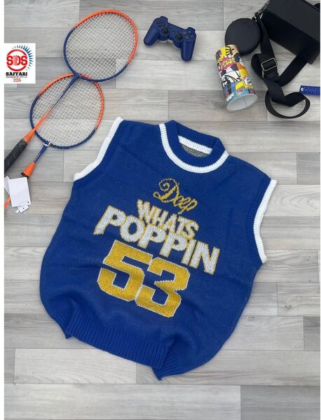 Pull sans manches rétro