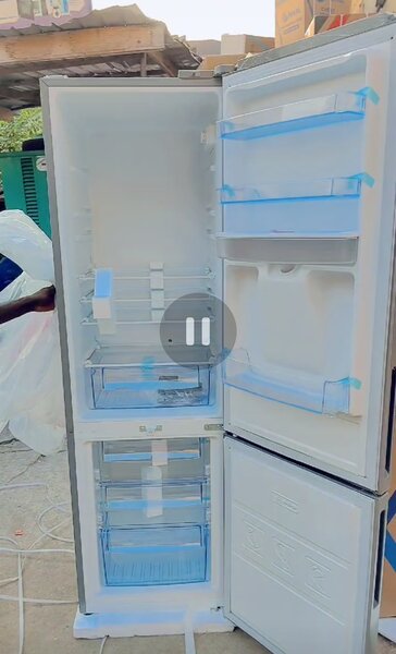 Pear 261L double decker fridge with water dispenser