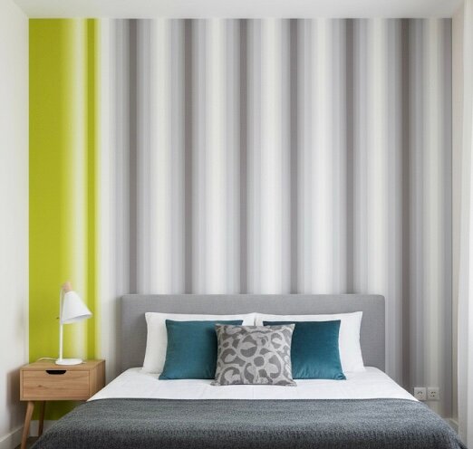 Papier peint rayé moderne