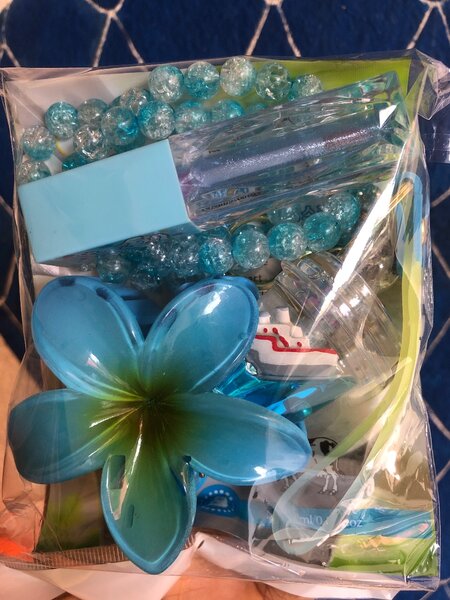 Ensemble accessoire bleu