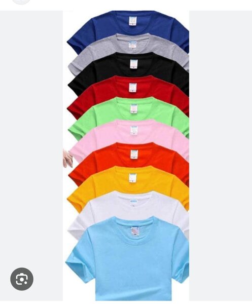 T-shirts en coton colorées