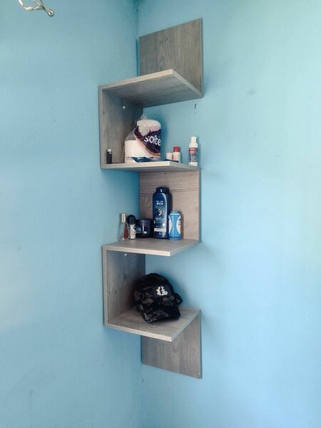 Floating Corner Shelf