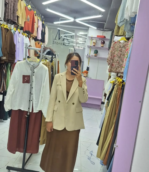 пиджак бежевый