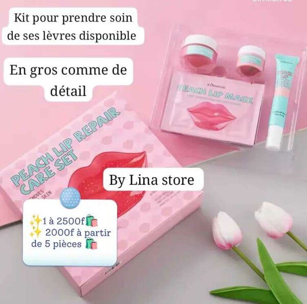 Peach Lip Care Set
