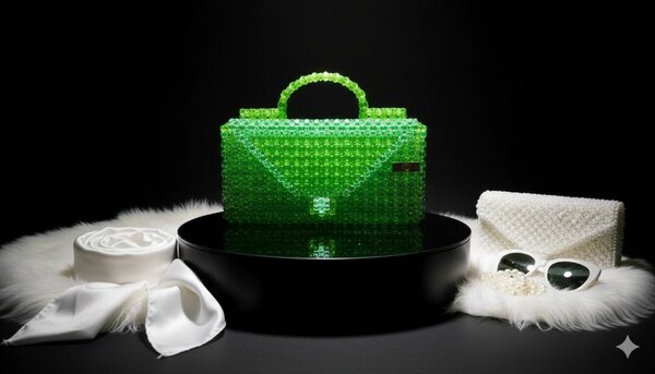 Sac à main en perles chic