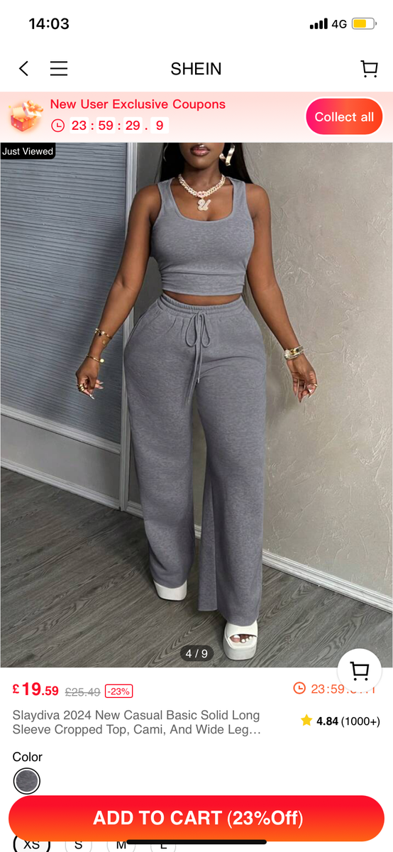 Casual Gray Lounge Set