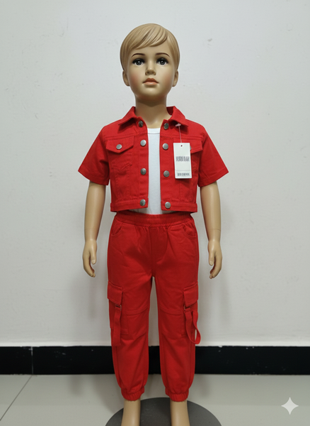 Ensemble rouge enfant