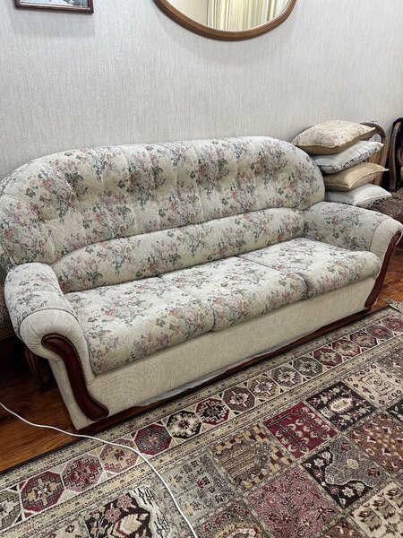 Диван, раскладной, двухместный