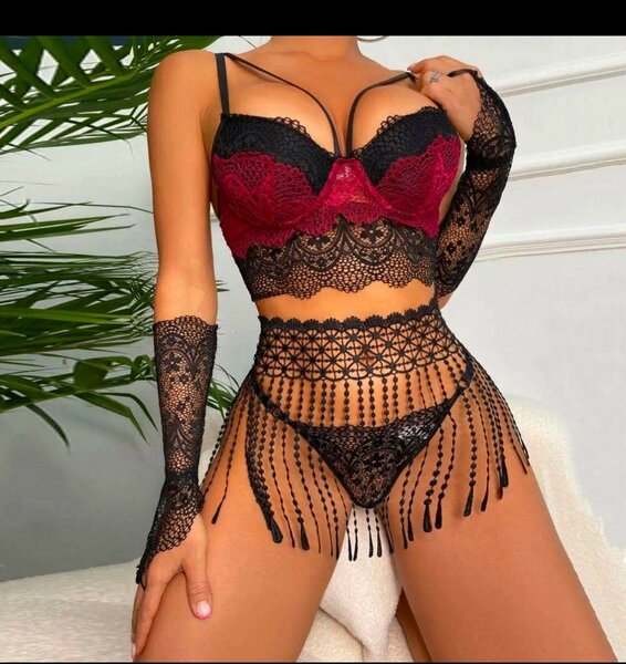 Ensemble lingerie dentelle sexy