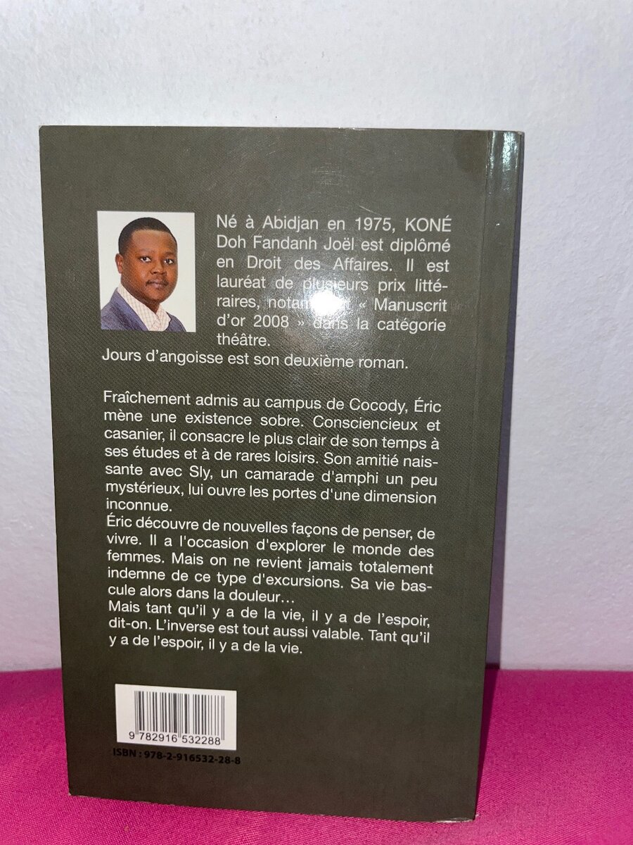 Roman "Jours d'angoisse"