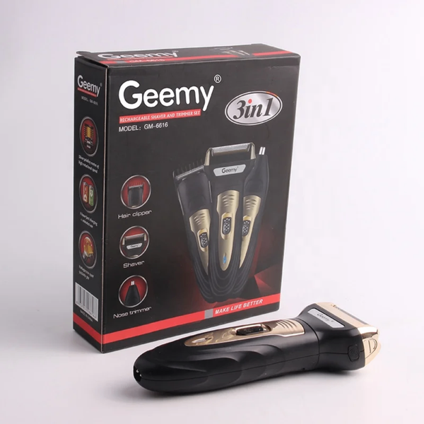 Tondeuse Geemy 3-en-1 Rechargeable