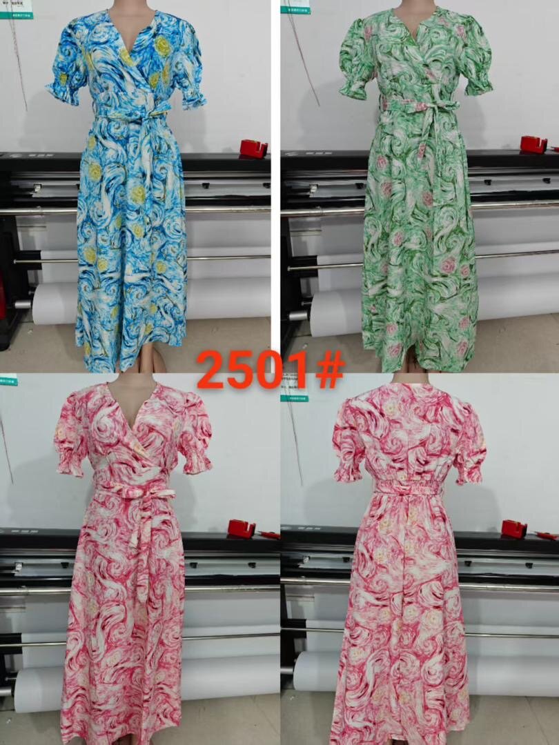 Robe Maxi Imprimée Élégante