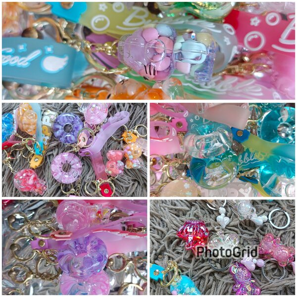 Porte-clés colorés mignons