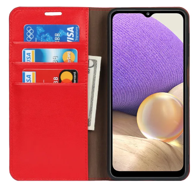 Vivo_Y22 Case, Premium PU Leather Magnetic Shockproof Book Stand Folio Flip Wallet Case Cover with Card Holder