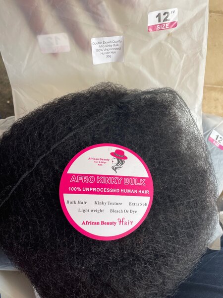 Afro kinky naturelle