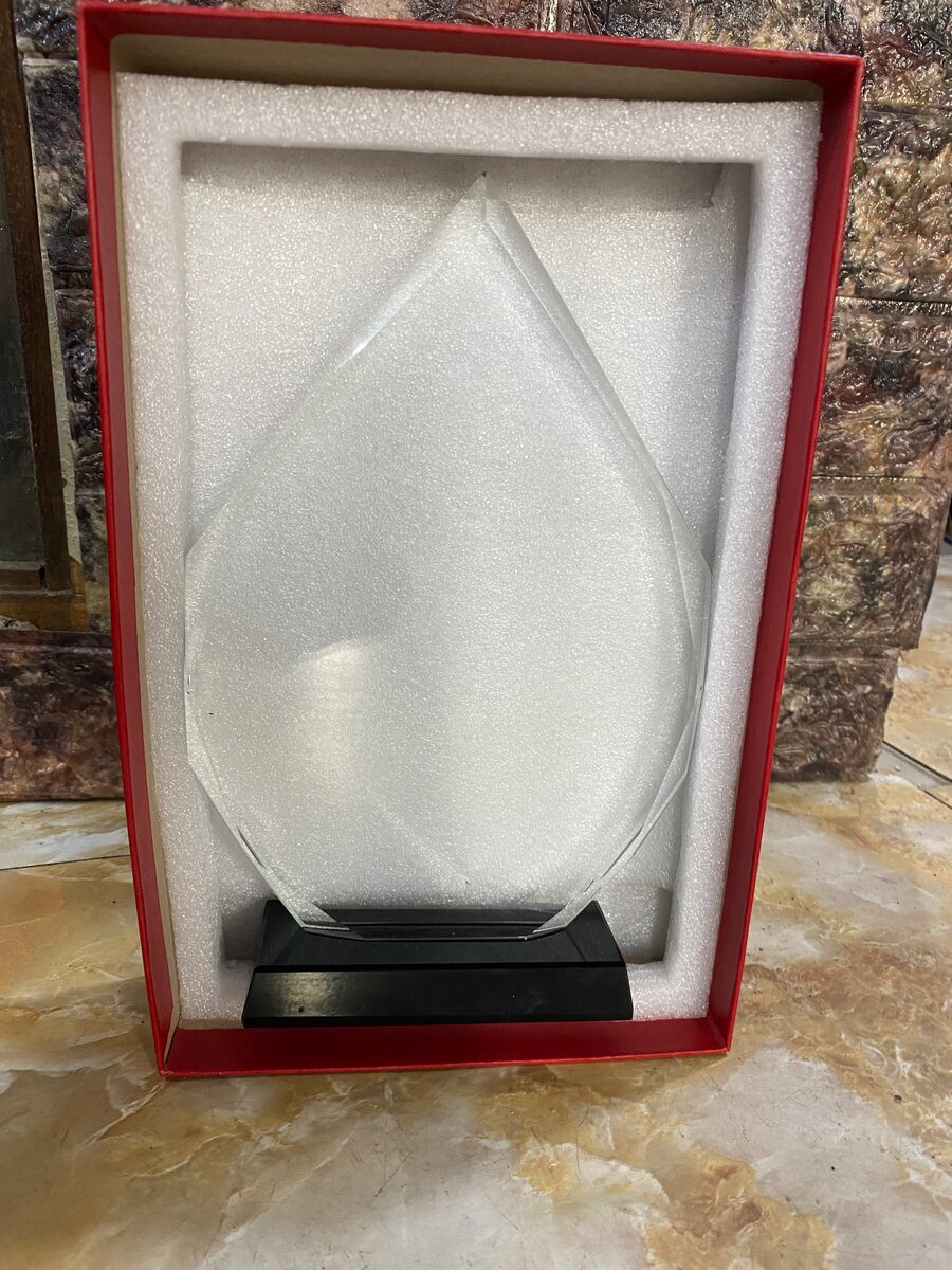 Trophée en vitres imprimable