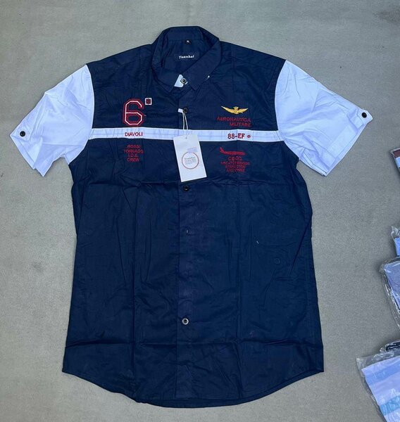 Chemise casual homme à manches courtes