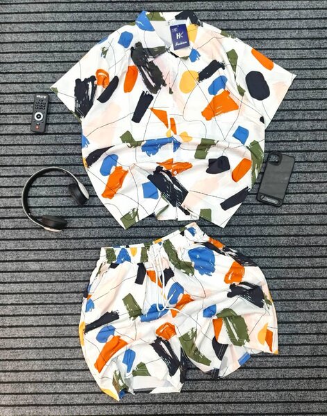 Ensemble homme chemise et short