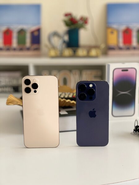 iPhone 12 Pro Max and 14 pro