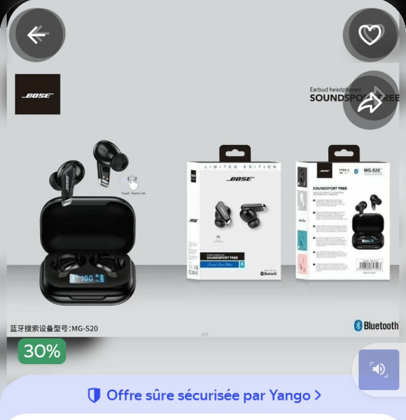 Écouteurs sans fil Bose