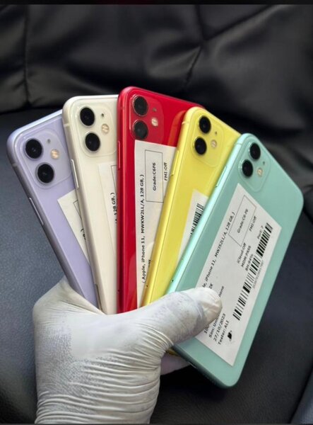 Smartphone multicolore moderne