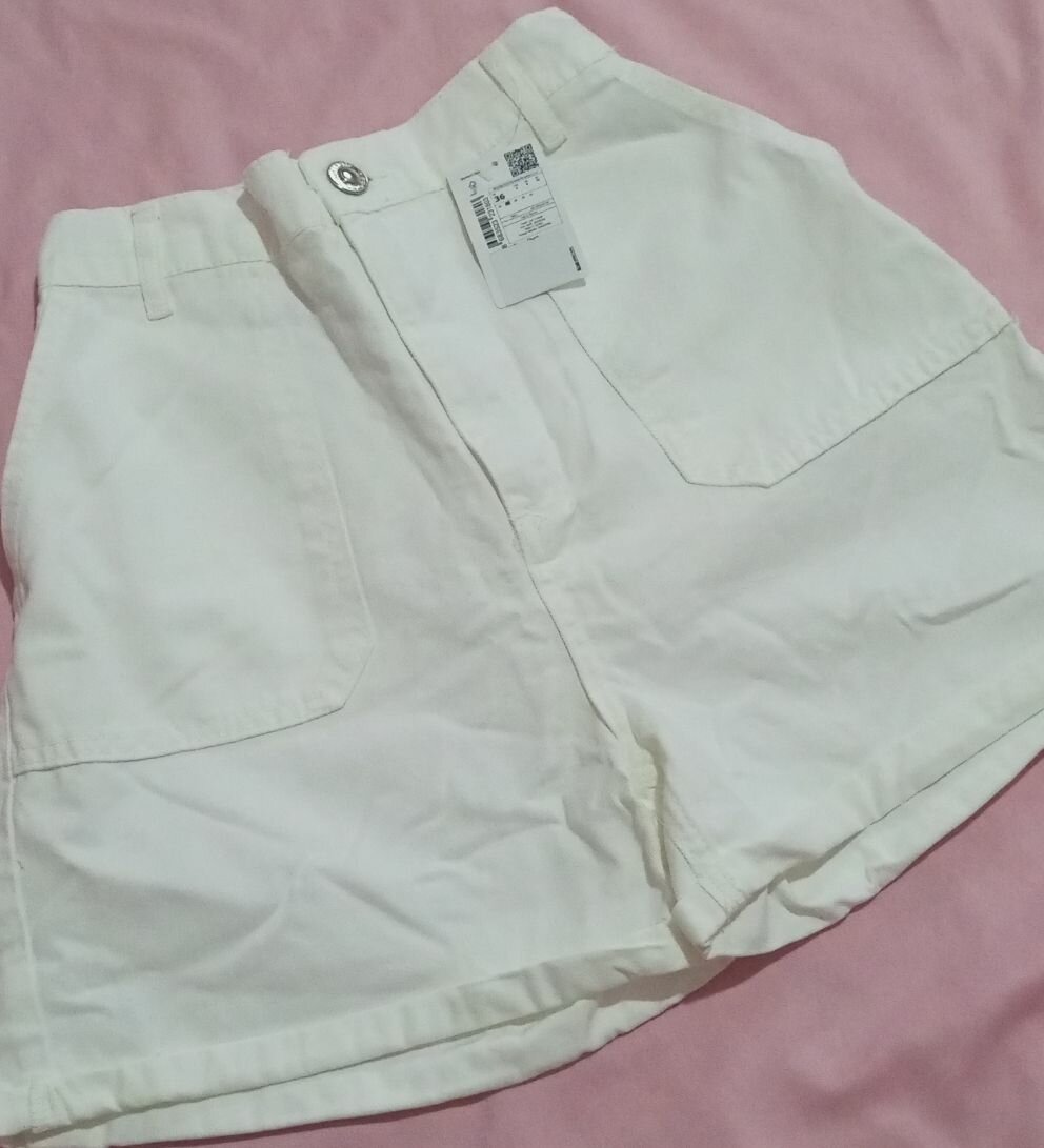 Short décontracté - blanc