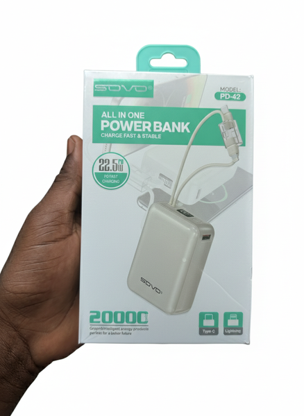 Batterie externe SOVO 20000mAh