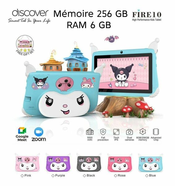 Tablette Enfant 256GB 6GB