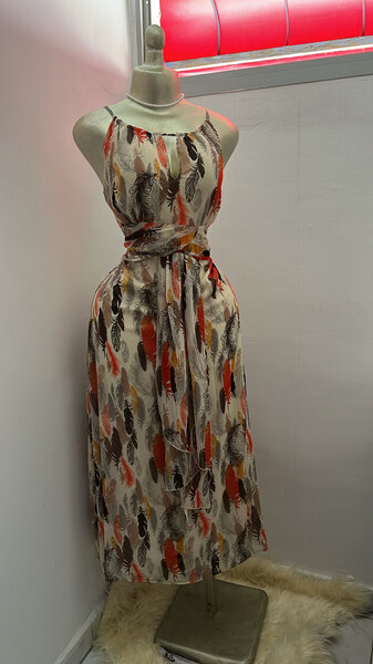 Robe d'été imprimée élégante