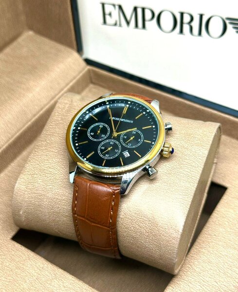 Montre chronographe élégante homme