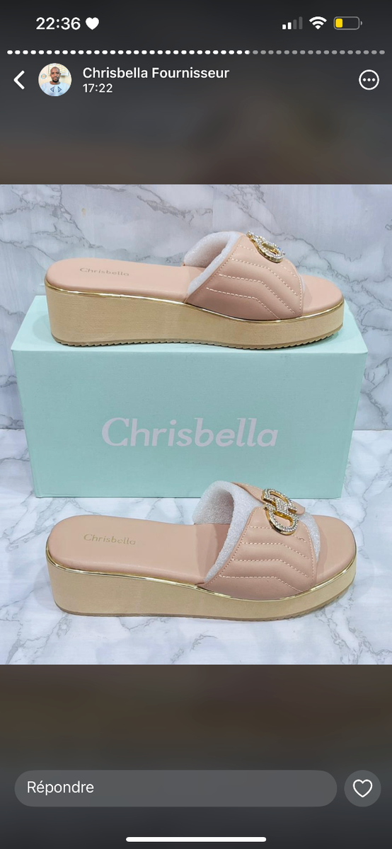 Mules Femmes à Plateforme Chrisbella