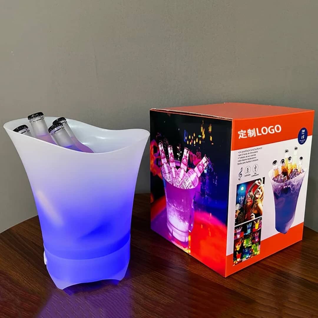 Seau à Glace LED Multicolore