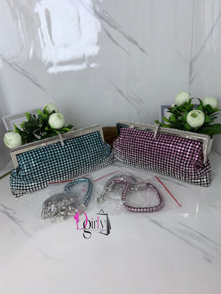 Sac à main strassé pour femme