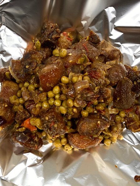 Porc aux petits pois