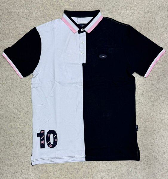 Polo bicolore homme tendance