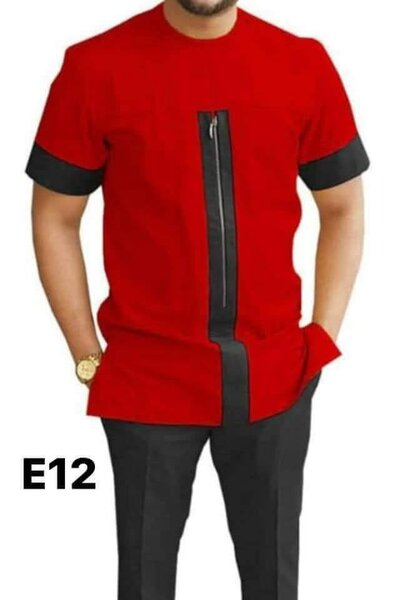 Tunique manches courtes pour homme