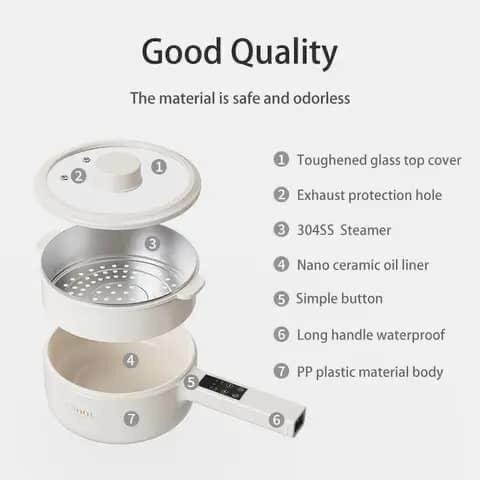 Multifunctional Electric Cooking Pot