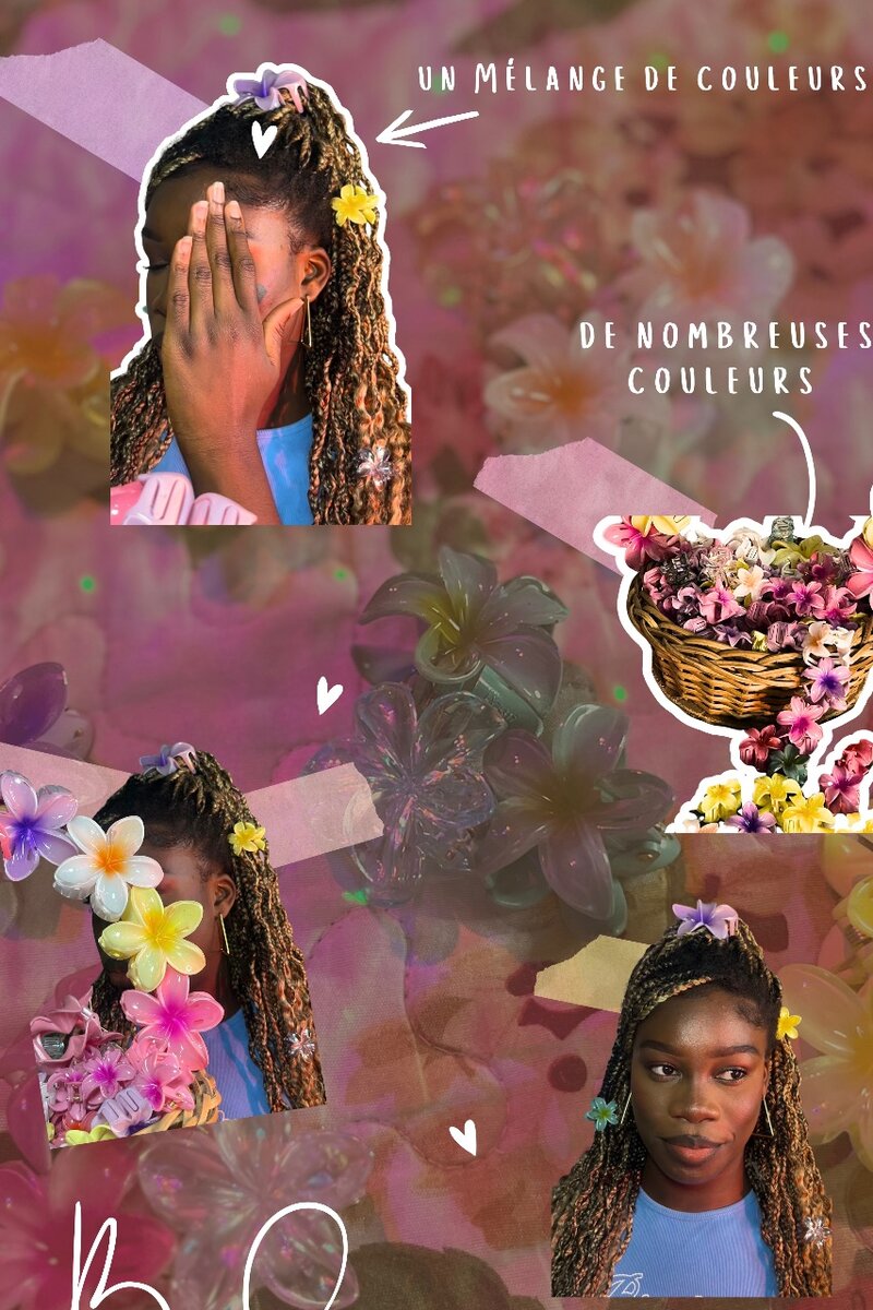 Pinces à cheveux(color Bae L)