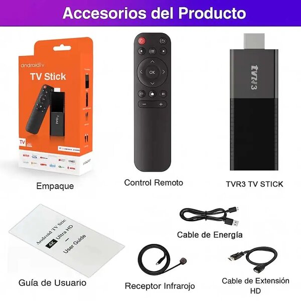 TV Stick Android avec Télécommande