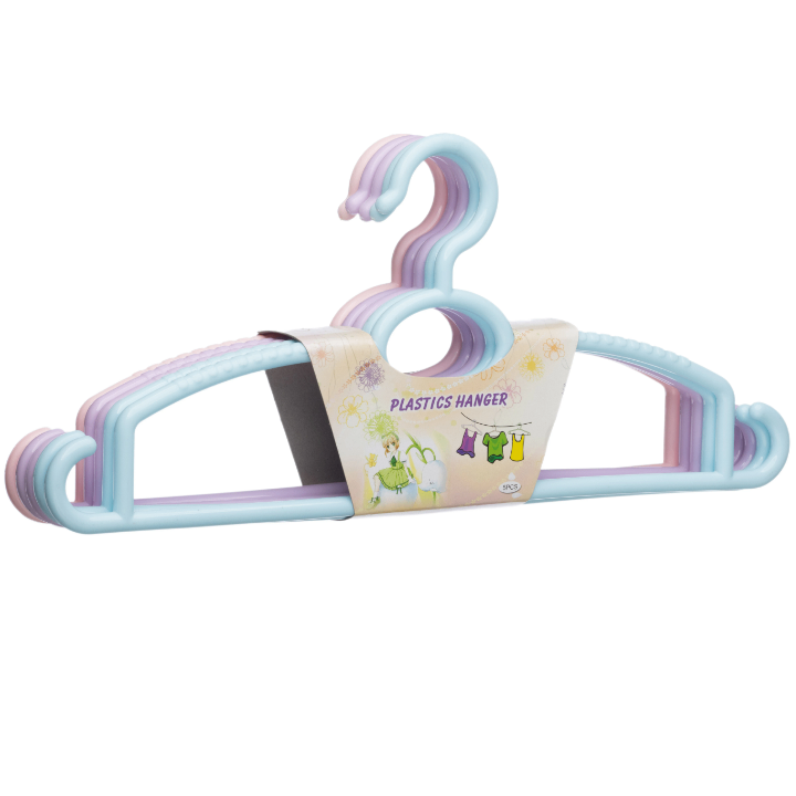 Cintres Plastiques colorés enf