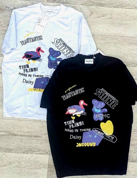 T-shirts graphiques colorés