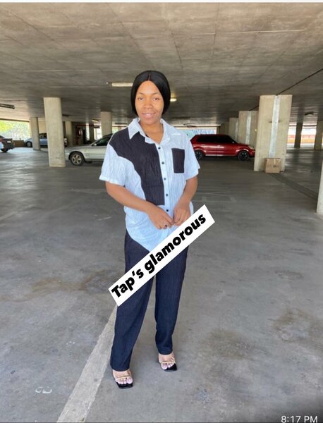 Suit double shirt+black pants