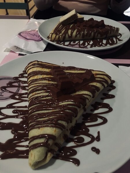 Crêpes au chocolat