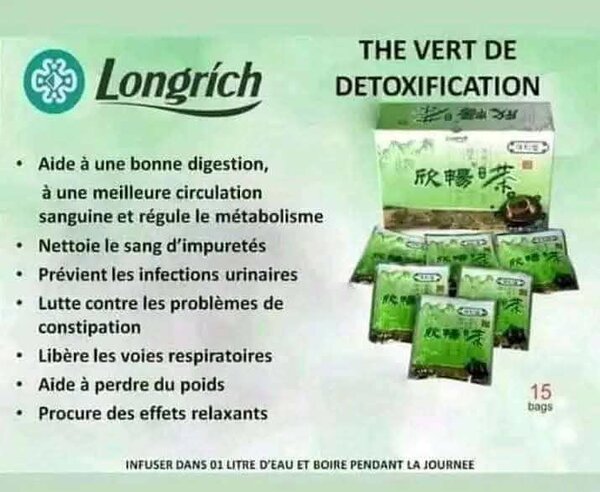 Thé vert, Maron et antimoustiq