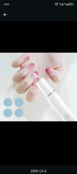 Appareil électrique pour enlever les cuticules